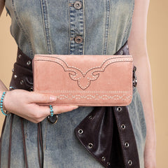 Montana West Boot Stitch Fringe Hobo Bag