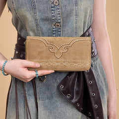 Montana West Boot Stitch Fringe Hobo Bag