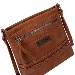 WG97G-9360 Wrangler Braided Concealed Carry Crossbody - Brown