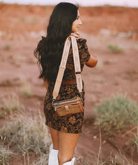 Wrangler Dual Zipper Compartment Crossbody Bag