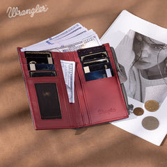 Wrangler V-Shaped Stitching Wallet