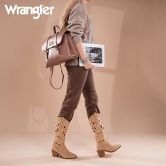 Wrangler Vintage Tote Convertible Backpack/Crossbody Bag