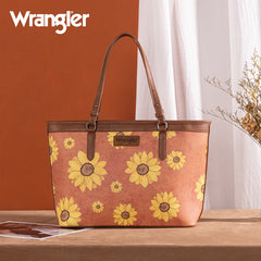 Wrangler Sunflower Print Tote Bag