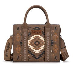 Wrangler Aztec Pattern Print Tote Bag