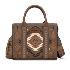 Wrangler Aztec Pattern Print Tote Bag