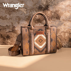 Wrangler Aztec Pattern Print Tote Bag