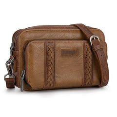 Wrangler Leather Crossbody Purse