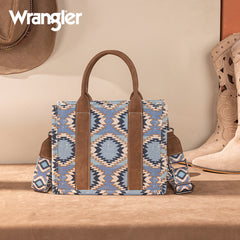 Wrangler Dual Sided Print Canvas Tote Bag