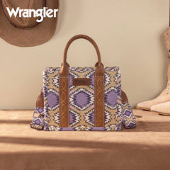 Wrangler Dual Sided Print Canvas Tote Bag