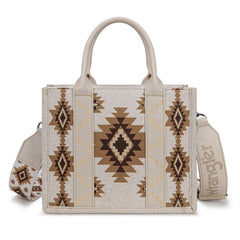 Wrangler Aztec Pattern Dual Sided Print Tote