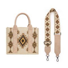 Wrangler Aztec Pattern Dual Sided Print Tote