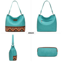 Wrangler Vegan Leather Hobo Bag