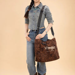 Wrangler Leopard Print Tote Bag