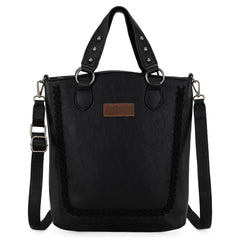 WG94G-9110 Wrangler Tote Convertible Backpack/Crossbody Bag - Black