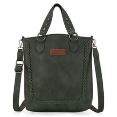 WG94G-9110 Wrangler Tote Convertible Backpack/Crossbody Bag - Green