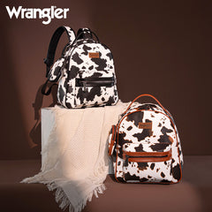 Wrangler Cow Print Backpack