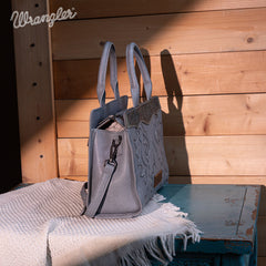 Wrangler Embroidered Boot Scroll Crossbody Purse