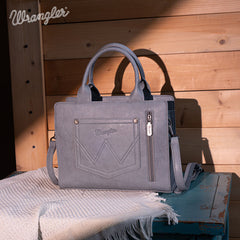Wrangler Embroidered Boot Scroll Crossbody Purse