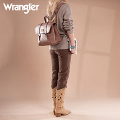 Wrangler Vintage Tote Convertible Backpack/Crossbody Bag