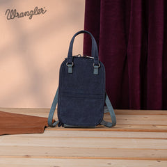 Wrangler Fringe Western Mini Crossbody Bag