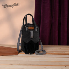Wrangler Fringe Western Mini Crossbody Bag
