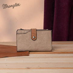 Wrangler "W" Stitch Two Tone Tote/Crossbody