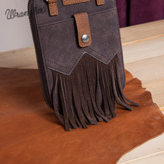 Wrangler Fringe Western Mini Crossbody Bag