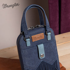 Wrangler Fringe Western Mini Crossbody Bag