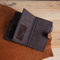 Wrangler "W" Stitch Two Tone Tote/Crossbody
