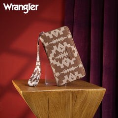 Wrangler All-Over Aztec Print Wristlet