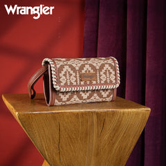 Wrangler All-Over Aztec Print Convertible Wallet