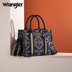 Wrangler Aztec Print Tote Bag Set