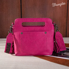 Wrangler Tooled Fringe Crossbody Bag