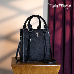 Trinity Ranch Hair On Cowhide Crossbody Phone Purse