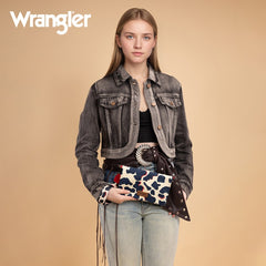 Wrangler Cow Print Crossbody Purse