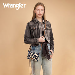 Wrangler Cow Print Crossbody Purse