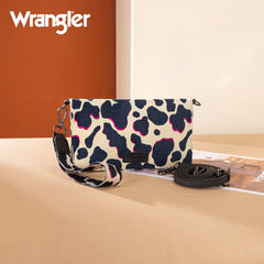 Wrangler Cow Print Crossbody Purse