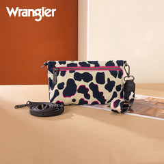 Wrangler Cow Print Crossbody Purse