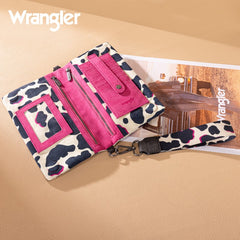 Wrangler Cow Print Crossbody Purse