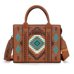 Wrangler Aztec Pattern Print Tote Bag