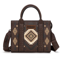 Wrangler Aztec Pattern Print Tote Bag
