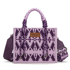 Wrangler Southwestern Print Rope Tote Bag