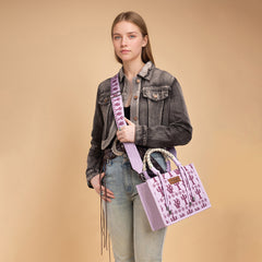 Wrangler Southwestern Print Rope Tote Bag