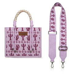 Wrangler Southwestern Print Rope Tote Bag