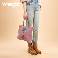 Wrangler Sherpa Aztec Sherpa Tote Bag