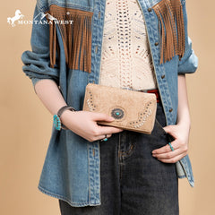 Montana West Embossed Collection Tote Bag Set