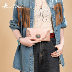 Montana West Embossed Collection Tote Bag Set