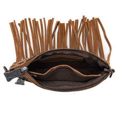 Trinity Ranch Floral Tooled Crossbody Purse