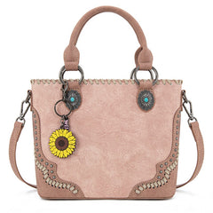 Montana West Embossed Collection Tote Bag Set