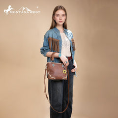 Montana West Embossed Collection Tote Bag Set